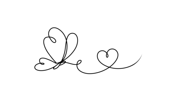 Animated One Line Drawing of Butterfly: A Fluid Brand Asset