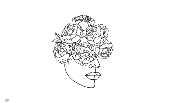 Animated Woman Faces with Flowers: A Visual Guide