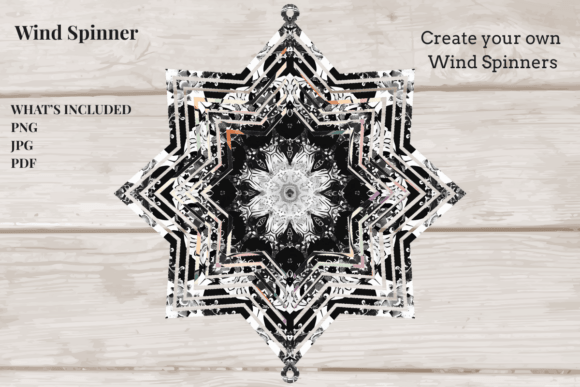 Black Lace Star Spinner: Sophistication in Motion