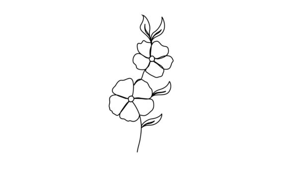 Bringing the Jungle to Life: Continuous Line Art of Jungle Flowers Animation