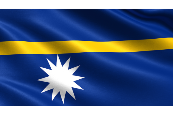 Nauru Flag: Waving Fabric Texture for Dynamic Design