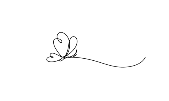 One-line Animation of Flying Butterfly: A Modern Motion Asset