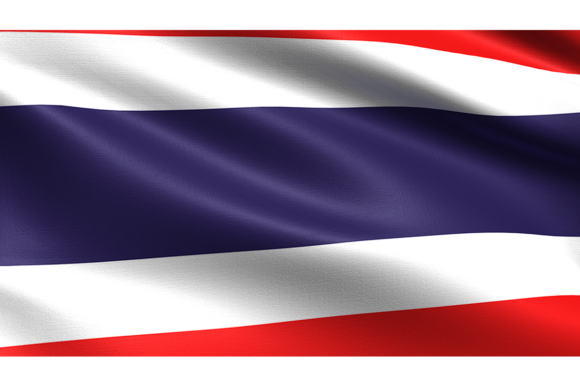 Thailand Flag, Waving Fabric Texture: A Realistic Design Asset