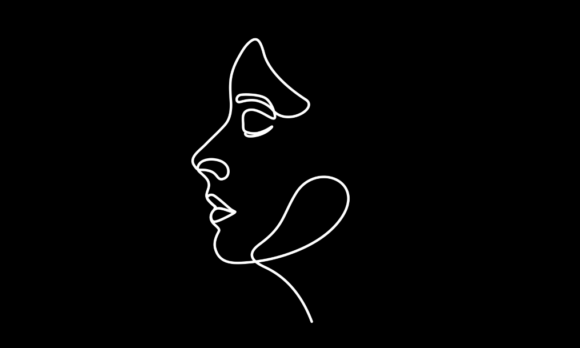 The Allure of Animated One Line Drawing of Lady Face