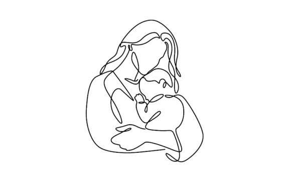 The Artistry of Animated Mother and Baby Parenting