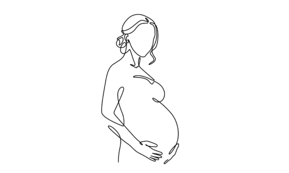 The Elegant Motion of Motherhood: Animated Pregnant Women Linear